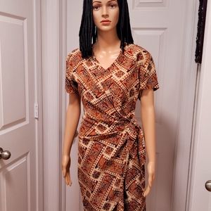 JONES NEW YORK SILK DRESS EUC